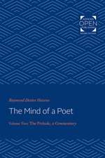 The Mind of a Poet – The Prelude, Commentary