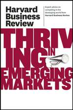 Thriving in Emerging Markets