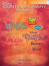 Disney Contemporary Songs: High Voice [With CD]