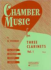 Chamber Music for Three Clarinets, Vol. 1 (Easy)