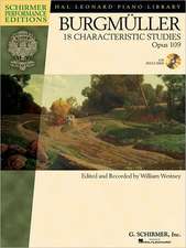 Johann Friedrich Burgmuller - 18 Characteristic Studies, Opus 109 Book/Online Audio