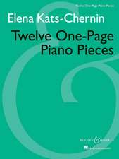 Twelve One-Page Piano Pieces