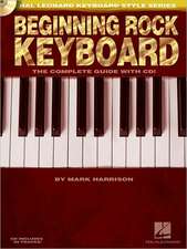 Beginning Rock Keyboard Book/Online Audio