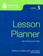 Foundations Reading Library 5: Lesson Planner