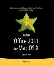 Learn Office 2011 for Mac OS X