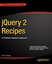 jQuery 2 Recipes: A Problem-Solution Approach