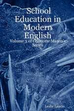 School Education in Modern English