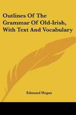 Outlines Of The Grammar Of Old-Irish, With Text And Vocabulary