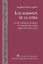 Los agravios de la letra