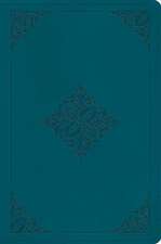 ESV Compact Bible (TruTone, Deep Teal, Fleur–de–lis Design)