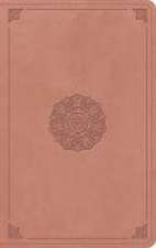 ESV Thinline Bible, Red Letter (Trutone, Blush Rose, Emblem Design)