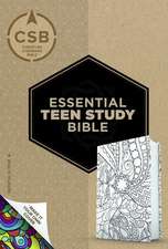 CSB Essential Teen Study Bible, Personal Size, Make-It-Your-Own Crown Leathertouch