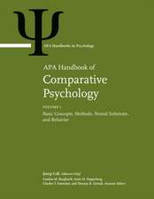 APA Handbook of Comparative Psychology – Volume 1: Basic Concepts, Methods, Neural Substrate, and Behavior Volume 2: Perception, Learning, and Cogni