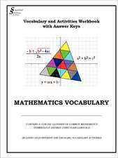 Vocabulary And Activities Workbook with Keys