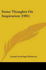 Some Thoughts On Inspiration (1905)