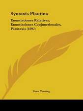 Syntaxis Plautina