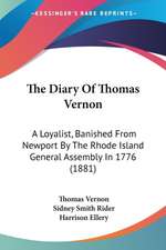 The Diary Of Thomas Vernon