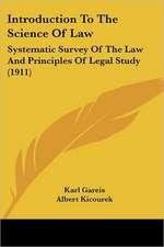 Introduction To The Science Of Law