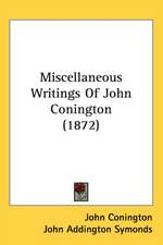 Miscellaneous Writings Of John Conington (1872)