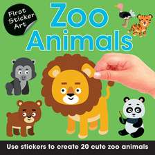 Zoo Animals: Use Stickers to Create 20 Cute Zoo Animals