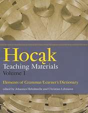 Hocak Teaching Materials, Volume 1