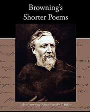 Browning's Shorter Poems