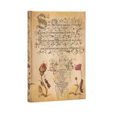 Hardcover Notizbuch Flämische Rose Mini Liniert