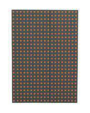 Grey on Orange (Quadro) B5 Lined Notebook