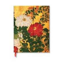 Paperblanks Natsu Rinpa Florals Hardcover Journal Ultra Unlined Wrap 144 Pg 120 GSM