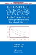 Incomplete Categorical Data Design: Non-Randomized Response Techniques for Sensitive Questions in Surveys