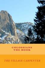 Colossians the Book: A Journey from Grief to Belief