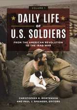 Daily Life of U.S. Soldiers: From the American Revolution to the Iraq War [3 volumes]