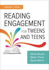 Reading Engagement for Tweens and Teens