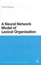 A Neural Network Model of Lexical Organisation