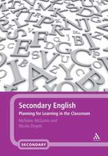 Secondary English: Planning for Learning in the Classroom