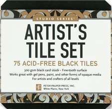 Studio Series Artist's Tile Set: 75 Acid-Free Black Tiles