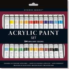 Studio Series Acrylic Paint Set (24 Colors)