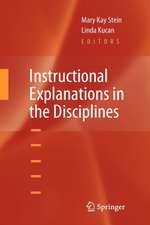 Instructional Explanations in the Disciplines