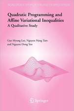 Quadratic Programming and Affine Variational Inequalities: A Qualitative Study