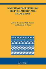 Matching Properties of Deep Sub-Micron MOS Transistors