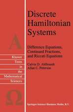 Discrete Hamiltonian Systems