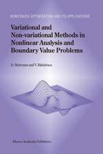 Variational and Non-variational Methods in Nonlinear Analysis and Boundary Value Problems