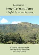 Compendium of Forage Technical Terms in English, French and Romanian