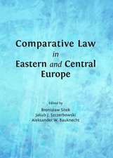 Comparative Law in Eastern and Central Europe