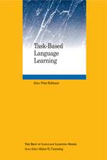 Task–Based Language Learning