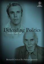 Defending Politics – Bernard Crick at The Political Quarterly