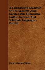 A Comparative Grammar Of The Sanscrit, Zend, Greek, Latin, Lithuanian, Gothic, German, And Sclavonic Languages - Part III