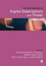 The SAGE Handbook of Digital Dissertations and Theses