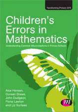 Children's Errors in Mathematics