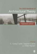 The SAGE Handbook of Architectural Theory